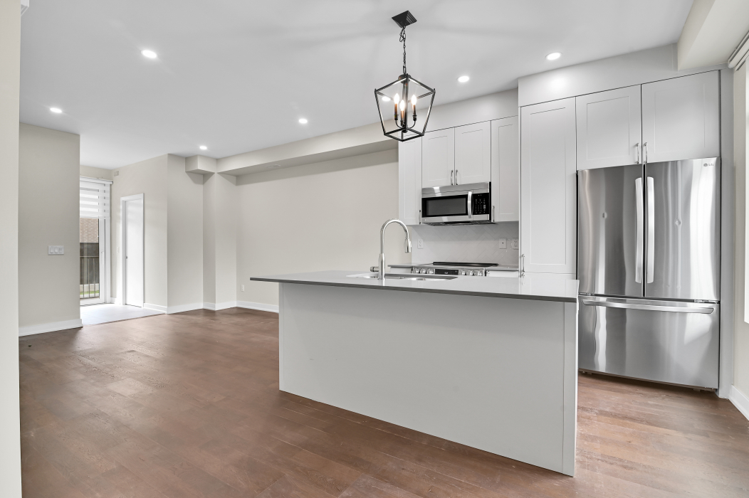 Stylish kitchen design in a 2-bedroom unfurnished townhouse at 358 Rhonda Stewart Pvt.